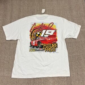Vintage Casey Atwood Nascar Shirt Mens XL White Chase Authentic Deadstock